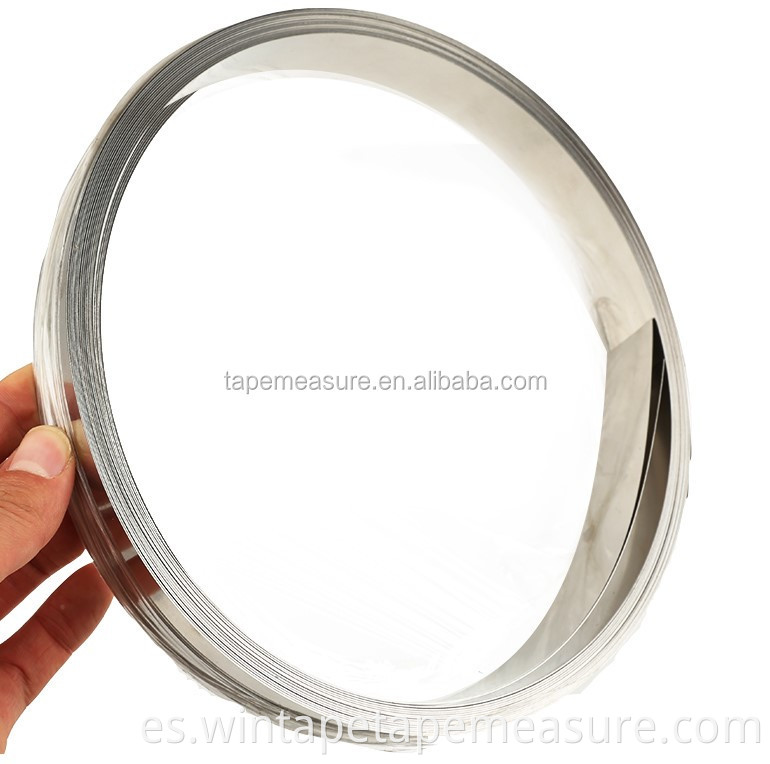 Tiras de cinta rodante de acero inoxidable de materia prima de 0,08 Mm a 30 Mm de espesor para cinta métrica